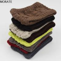 MORATE Vogue Comfy Winter Warm Korean Style Hair Bands Braided Headband Knit Wool Hat