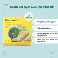 Bánh ăn dặm hữu cơ cho bé vị chuối Bio Junior 100g Từ 7 tháng tuổi - Nhập thumbnail
