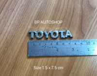 BP. โลโก้ คำว่า TOYOTA ขนาด 7.5 cm ติดท้ายรถฟอจูนเนอร์ ราคาต่อชิ้น