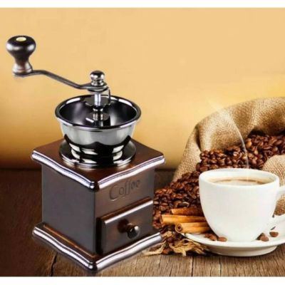 CFA เครื่องบดกาแฟ   เครื่องบดกาาแฟมือหมุน Coffee Grinders( กล่องไม้คลาสสิค )  ***สินค้าพร้อมส่ง*** เครื่องบดเมล็ดกาแฟ