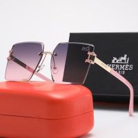 2023 New fashion sunglasses trend retro mens and womens models sunglasses large frame square anti-glare sunscreen driving sunglasses 1688