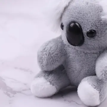 Plush Koala Keychain Toy Stuffed Koala Doll Toys Imitation Rabbit Fur  Fluffy Backpack Bag Pendant Plush Koala Toy Gifts Girl Boy