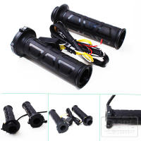 New Universal Motorcycle 22mm Hand Heated Grips Molded Grips A Warmers Adjust Temperature Hot Handlebar