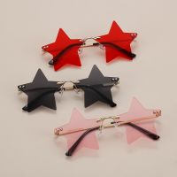 Funny Eyeglasses Star Shape Sun Glasses Pentagram Eyewear Heart Shape Party Decoration Glasses Rimless Sunglasses Driver Goggles