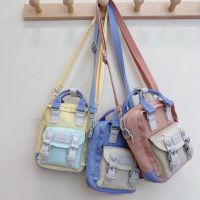 【มีสินค้า พร้อมส่ง】New DoughnutxMobile Bag Cross Body Bag Cute Girl Commuter Bag Sweet Donut Shoulder Bag Cute Girl