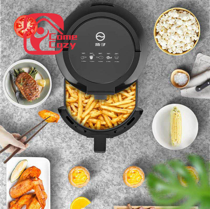 หม้อทอด-หม้อทอดไร้น้ำมัน-air-fryer-ความจุ-4-5l-ลิตร-รุ่น-zg303