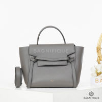 CELINE BELT BAG MICRO GREY CALF GHW