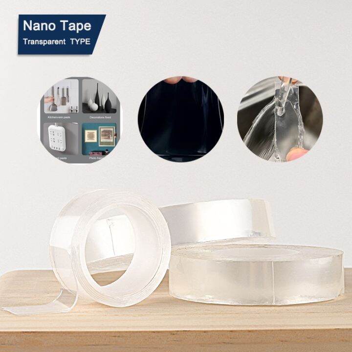 1m-3m-5m-nano-tape-waterproof-transparent-double-sided-tape-wall-stickers-reusable-heat-resistant-bathroom-home-decoration-tapes-adhesives-tape