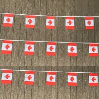 ✲ xvggdg 20pcs/set Canada bunting flags canada Pennant String Banner Buntings Festival Party Holiday