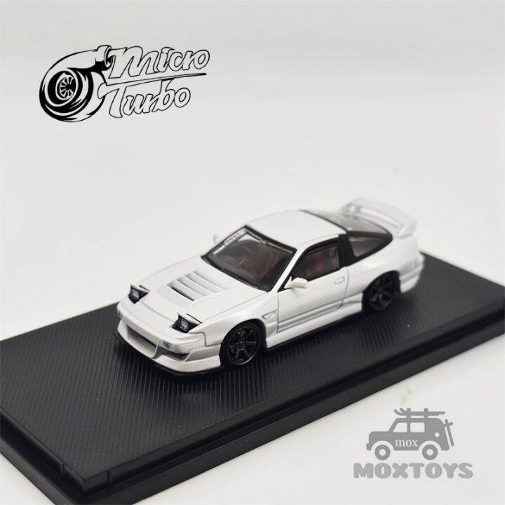 micro-turbo-1-64-nissan-180sx-metallic-white-diecast-model-car