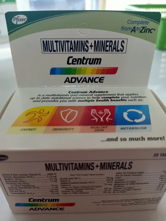 Centrum Advance for Adults (Multivitamins+Minerals) 30's / 100's