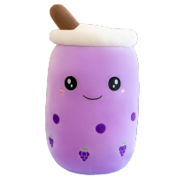 24เซนติเมตร Bule ชาของเล่นตุ๊กตา Boba ผลไม้น้ำผลไม้เครื่องดื่มขวด Plushie องุ่น PineSuitable สำหรับแอปเปิ้ลเหมาะสำหรับแอปเปิ้ลสตรอเบอร์รี่อะโวคาโดไข่มุกนมชาของขวัญ
