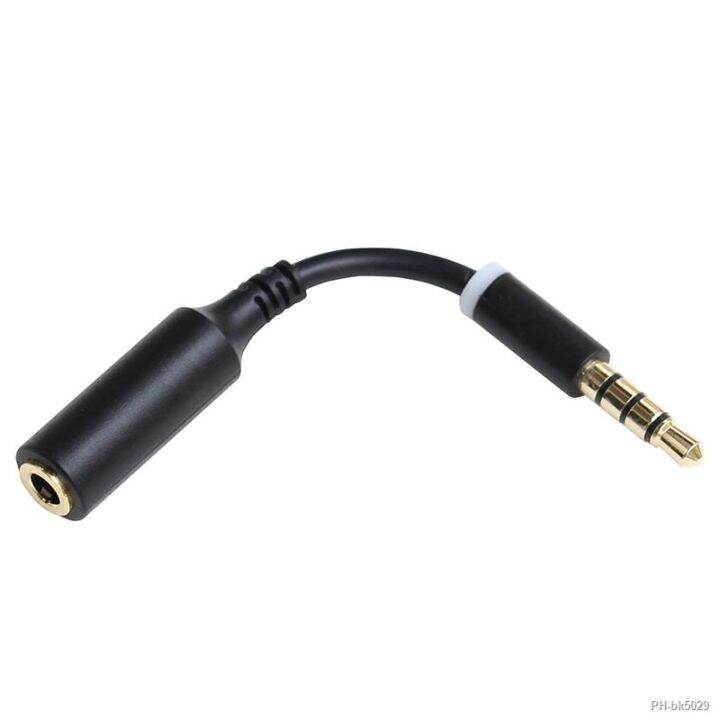 10cm 3.5mm Stero Male to Female M/F Plug Jack Headphone Audio Extension Short Cable Lazada PH