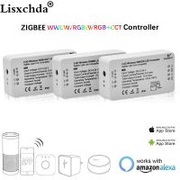 【✲High Quality✲】 yulibu74040703 Zigbee Bridge ตัวควบคุมไฟ Led Rgb/Rgbw/Rgbct Dc12/24V Zigbee App ตัวควบคุมไฟ Led ตัวควบคุม Zll ที่เข้ากันได้กับ Led Echo