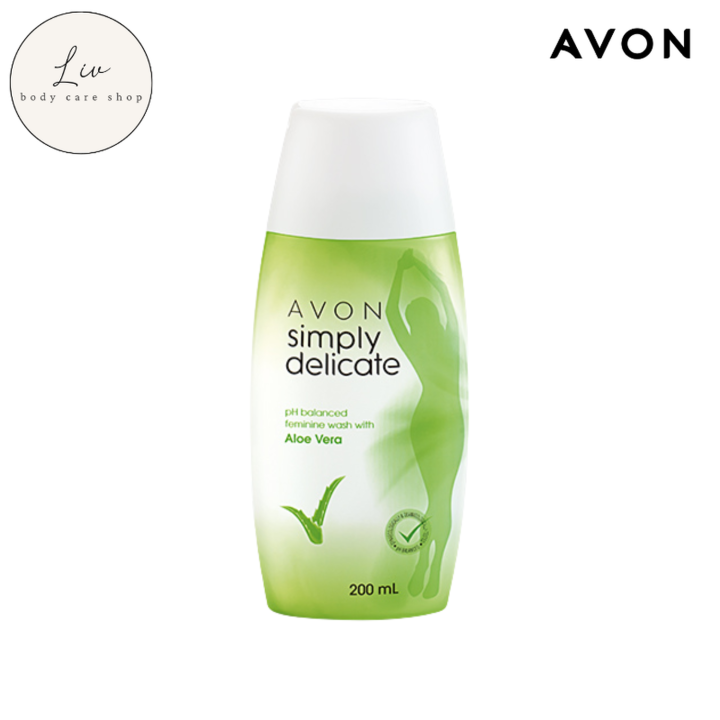 Avon Simply Delicate Feminine Wash, Chamomile, Cherry Blossom, Aloe