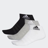 adidas ORIGINALS Cushioned Ankle Socks 3 Pairs ไม่ระบุเพศ สีเทา DZ9364 816