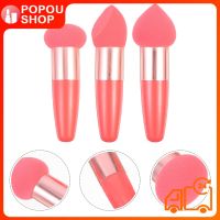 POPOUSHOP 3PCS Makeup Pens Pens Wet Wet Dry Makeup Pens Makeup Makeup Sponges เครื่องมือเครื่องสำอาง