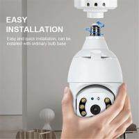 2MP Light Bulb Camera E27 Socket Auto Tracking Full Color Night Vision Waterproof Two-way Audio Wireless Security Monitor 2021