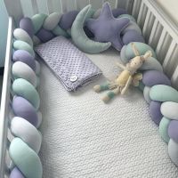 3 Meter Baby Bed Bumper id Knot Pillow Cushion Bumper for Infant Crib Protector Bumper Tour De Lit Bebe Tresse Room Decor