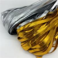 【hot】！ 10yards/Lot 3/5/8/10mm Gold/Silver Polyester Decoration