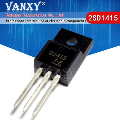 10PCS 2SD1415 TO-220F D1415 TO220F 2SD1415A TO-220 D1415A new original WATTY Electronics