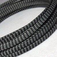 PET Cable Sleeves 4mm/8mm/12mm gray Black PP Cotton yarn elasticity Braid Wire snakeskin protect Nylon mesh signal cable sets