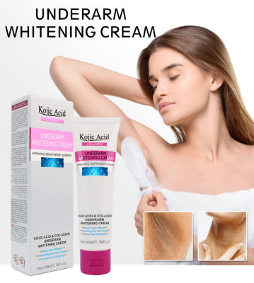 ครีมทารักแร้ขาว ครีมทาขาหนีบดำ (50 ml.) Kojic Acid Collagen Underarm Whitening Cream รหัส 52040