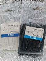 เคเบิ้ลไทร์   4 นิ้ว 2.5*100 สี​ขาว​สีดำสายรัดพลาสติก cabletie ถุงละ100เส้น