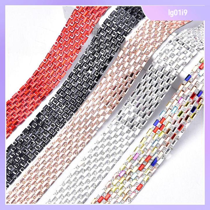 2 Rolls Self-Adhesive Rhinestones Tape Crystal Bling Stickers Diamante  Stickers Book Cards Scrapbook Crafts Embellishment