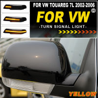 2002-2006สำหรับ VW โฟล์คสวาเกน Touareg 7L แบบไดนามิก LED กระจกมองข้างแสงลำดับไฟกระพริบตัวบ่งชี้โคมไฟ