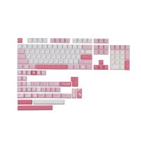 GMK Nightsakura 141 Keycaps Cat PBT สีย้อมระเหิดปุ่มกดคีย์บอร์ดเครื่องกลสำหรับสวิตช์ MX 1.25U 1.75U GK61เปลี่ยน2U