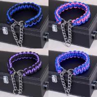 【cw】 New Upgraded Color Collar Large Dog German Shepherd Walk The P Chain Adjustable Medium and large Dogs