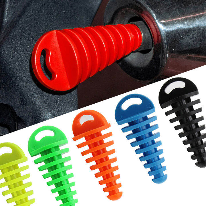 BC Motorcycle Exhaust Pipe Muffler Plug Wash Plug Pipe Protector