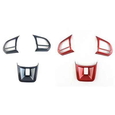 3Pcs/Set ABS Car Steering Wheel Button Cover Sticker Interior Decoration for MG5 MG6 MG ZS