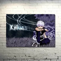 Hunter X Hunter Killua อะนิเมะผ้าใบ Wall Art สำหรับตกแต่งบ้าน-HD พิมพ์มังงะภาพวาดสีน้ำมัน Modular ตกแต่งห้อง