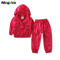 Spring Summer 2022 Export Finland rain suit girls rain jacket and rain pants waterproof windproof European size windbreaker