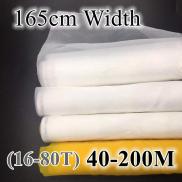 Lụa Trắng in lưới lụa 60m 80m 100M 120m 140m 160m 180m 200m Polyester Màn