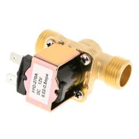 DC 12V ไฟฟ้า Solenoid Magnetic Valve ปกติปิดวาล์วทองเหลืองสำหรับการควบคุมน้ำนิวเมติกสำหรับน้ำน้ำมัน Air 1/2 นิ้ว-LUIZU STORE