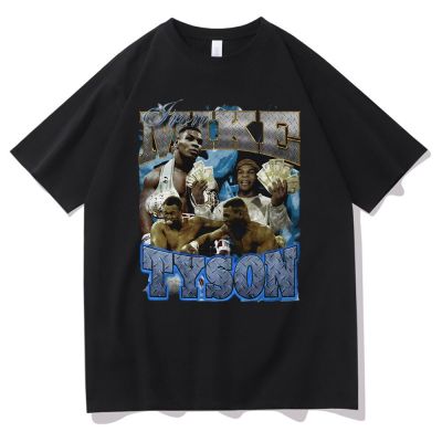 Iron Mike Fight Club Boxing Legend Mike Tyson Boxing Fan Tshirt Men 100 Cotton Tshirt Man Black Quality T Gildan Spot