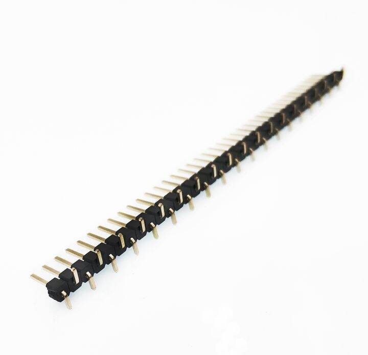 10pcs-2-54mm-pin-1x40p-r1-r2-right-angle-smd-smt-board-spacer-single-row-gold-pcb-male-berg-strip-pin-header-connector