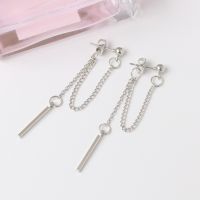 【hot】▥  Korean Fashion Tassel Earrings Color Metal Thread Pendants Dangle for Ear Decoration