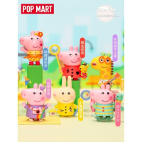 Hasbro Kawaii Bubble Mart Kartun อนิเมะ Piggy Nota Perjalanan Siri Buta Pasang Main Festival Perhiasan