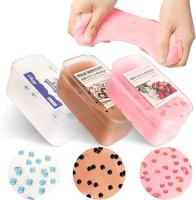 ㍿◈☞ MAMIYA Milk Tea Matcha Putty Glossy Slime Kit for Girls DIY Sensory Stress Relief Toys Soft Non-Sticky Glossy Bubble Slime