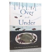 Over and under the snow childrens English Enlightenment cognition picture story book paperback open warm bedtime story warm winter christmas