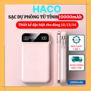 Sạc dự phòng mini 10000mah không dây sạc nhanh từ tính cao cấp nhỏ gọn