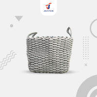 Rope basket ตะกร้าเก็บของ เชือกสาน 30x36x28cm