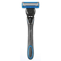 Dorco Pace 7 - Seven Blade Razor System with Trimmer (1 Handle + 11 Cartridges)