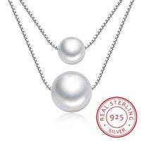 ▽✹☍ 925 Sterling Silver Pearl Necklace