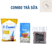 COMBO TRÀ SỮA BỘT BÉO SCREAM + TRÀ ĐEN HOA TRÂN SỐ 9 + TRÂN CHÂU TAPICO