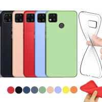 ♚♙ Soft cover for xiaomi redmi 9C case yellow matte shockproof coque clear transparent silicone case for redmi 9C NFC 10A cover